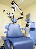 手術室　清潔な無菌状態での手術が可能になっております。